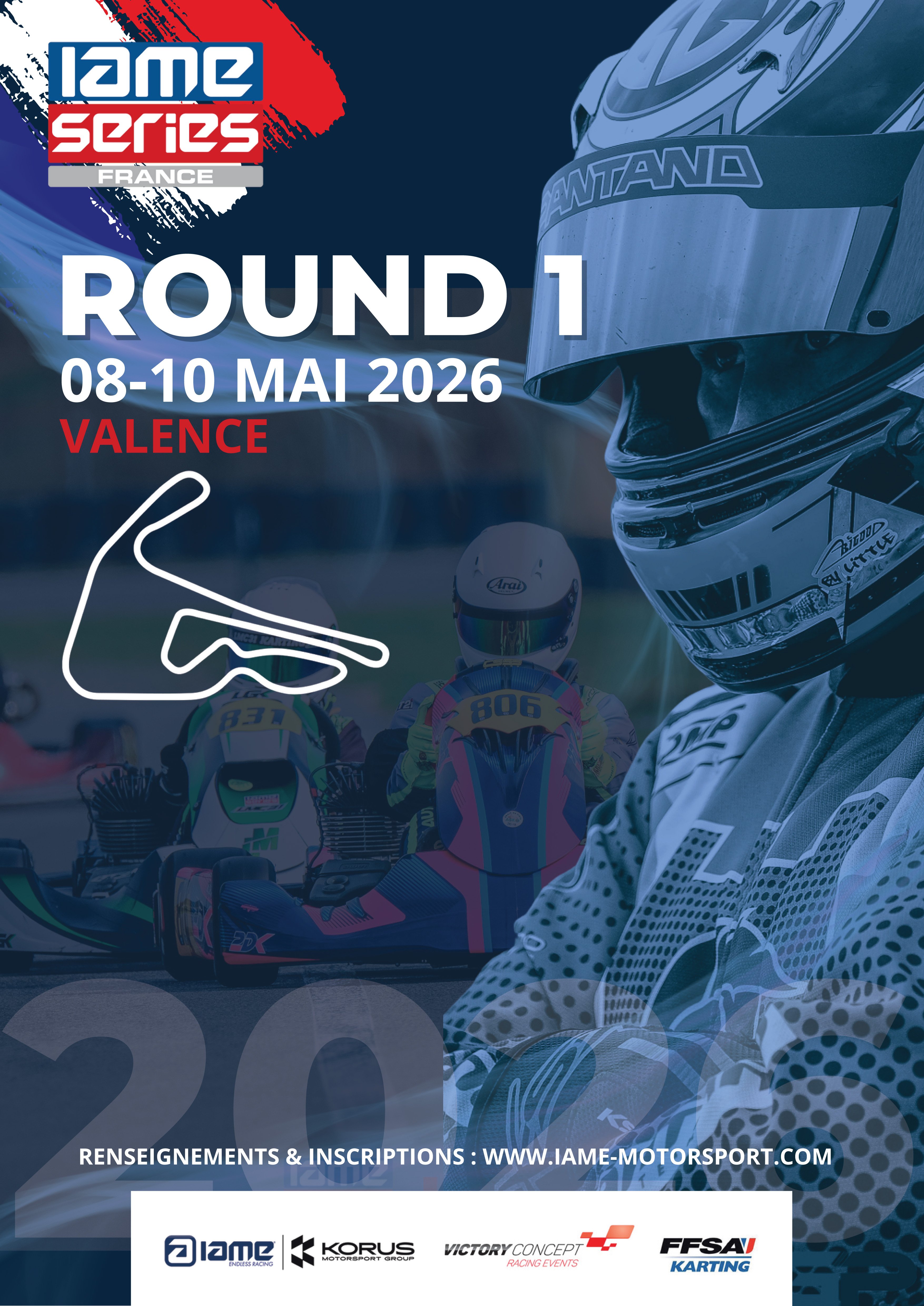 Round 1 – Valence: The Kickoff of the IAME Series France 2026 Season